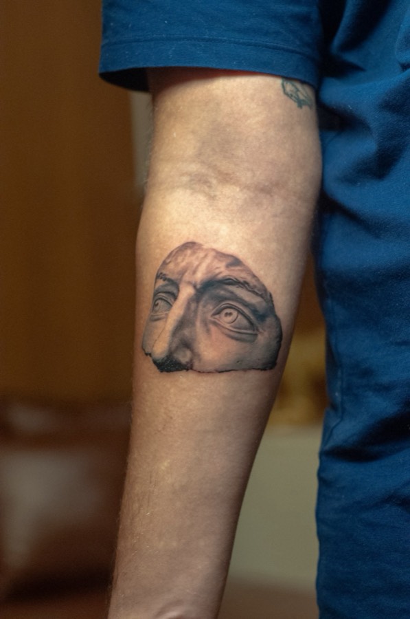 Tatuagem Olhos de Davi em realismo, feita por Leonardo Fonseca em São Luís – MA