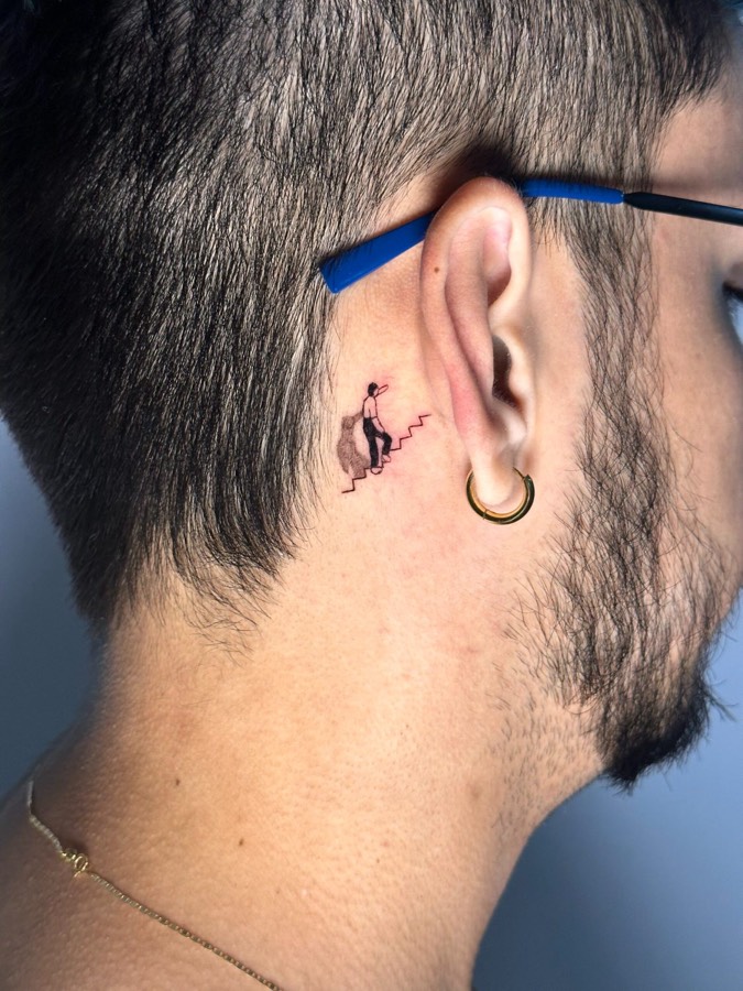 Tatuagem Show de Truman feita por Leonardo Fonseca em São Luís – MA